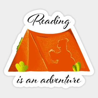 Fjallraven - adventure of reading Sticker